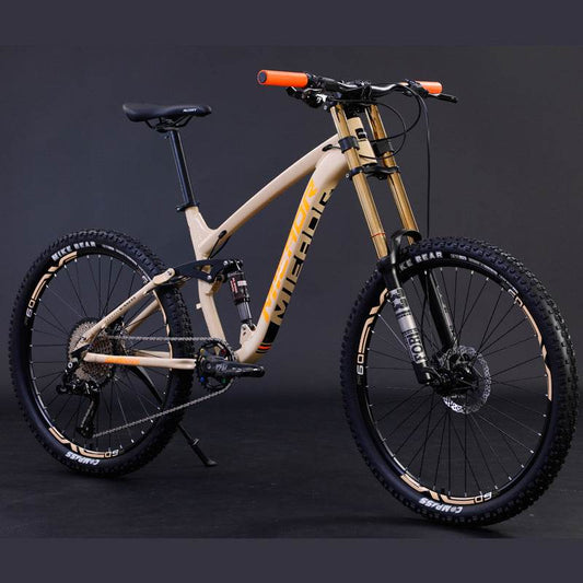 Aluminum Alloy Soft Tail Oil Brake Damping Mountain Bike Bicyc - Mubimart