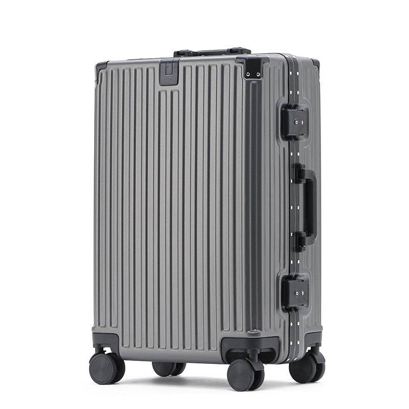 Aluminum Frame Luggage Solid Extra Thick And Durable Trolley Case - Mubimart
