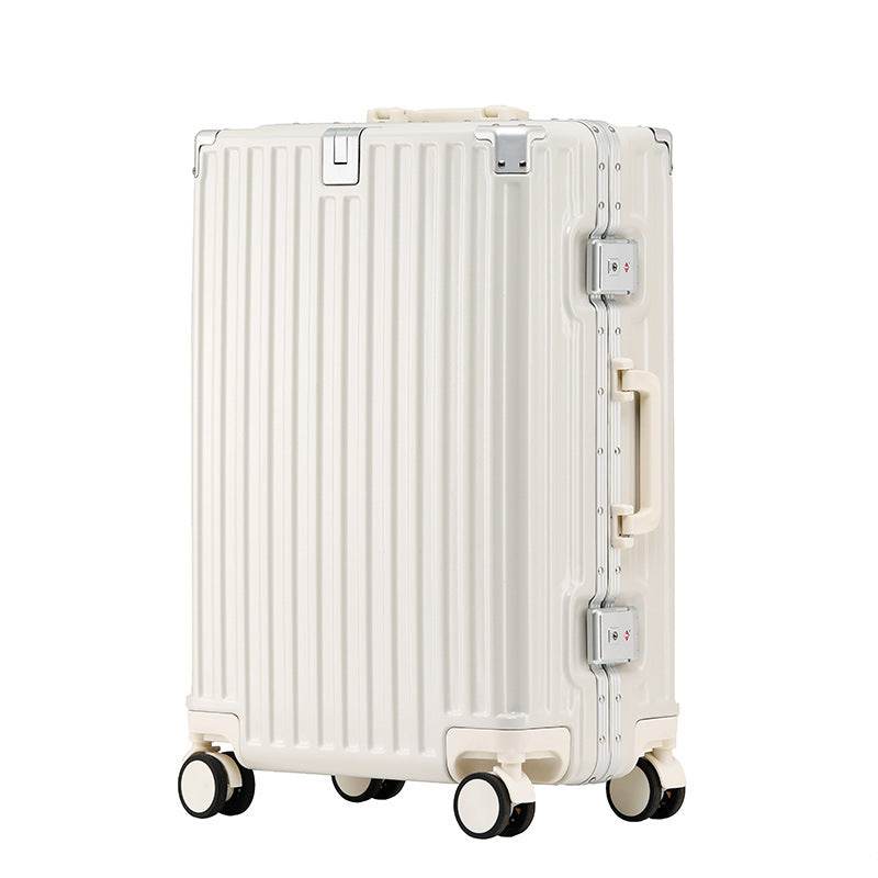 Aluminum Frame Luggage Solid Extra Thick And Durable Trolley Case - Mubimart