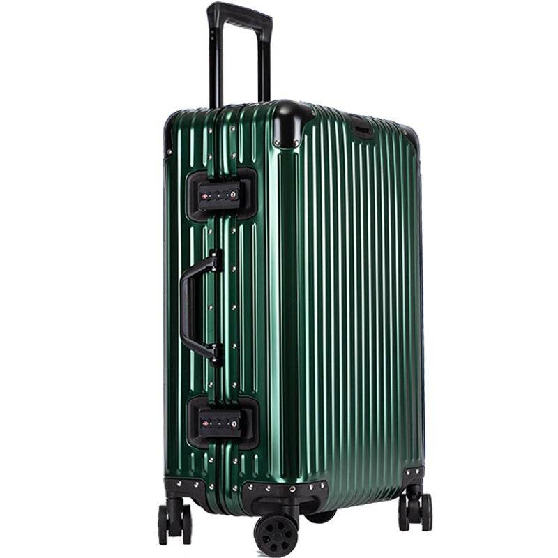 Aluminum Magnesium Alloy Luggage Large Capacity Trolley Case - Mubimart