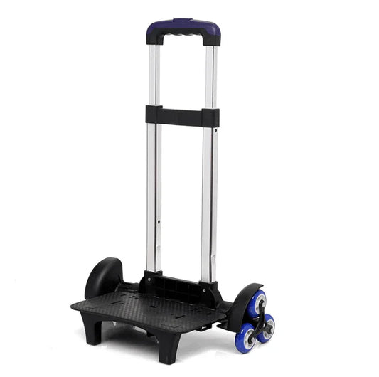 Aluminum-alloy-Pull-Rod-Bracket-Roll-Cart-Kid-Trolley-For-Backpack-And-School-Bag-Luggage-For-Children-6-Wheels-Expandable-Rod-Mubimart-9916 - Mubimart