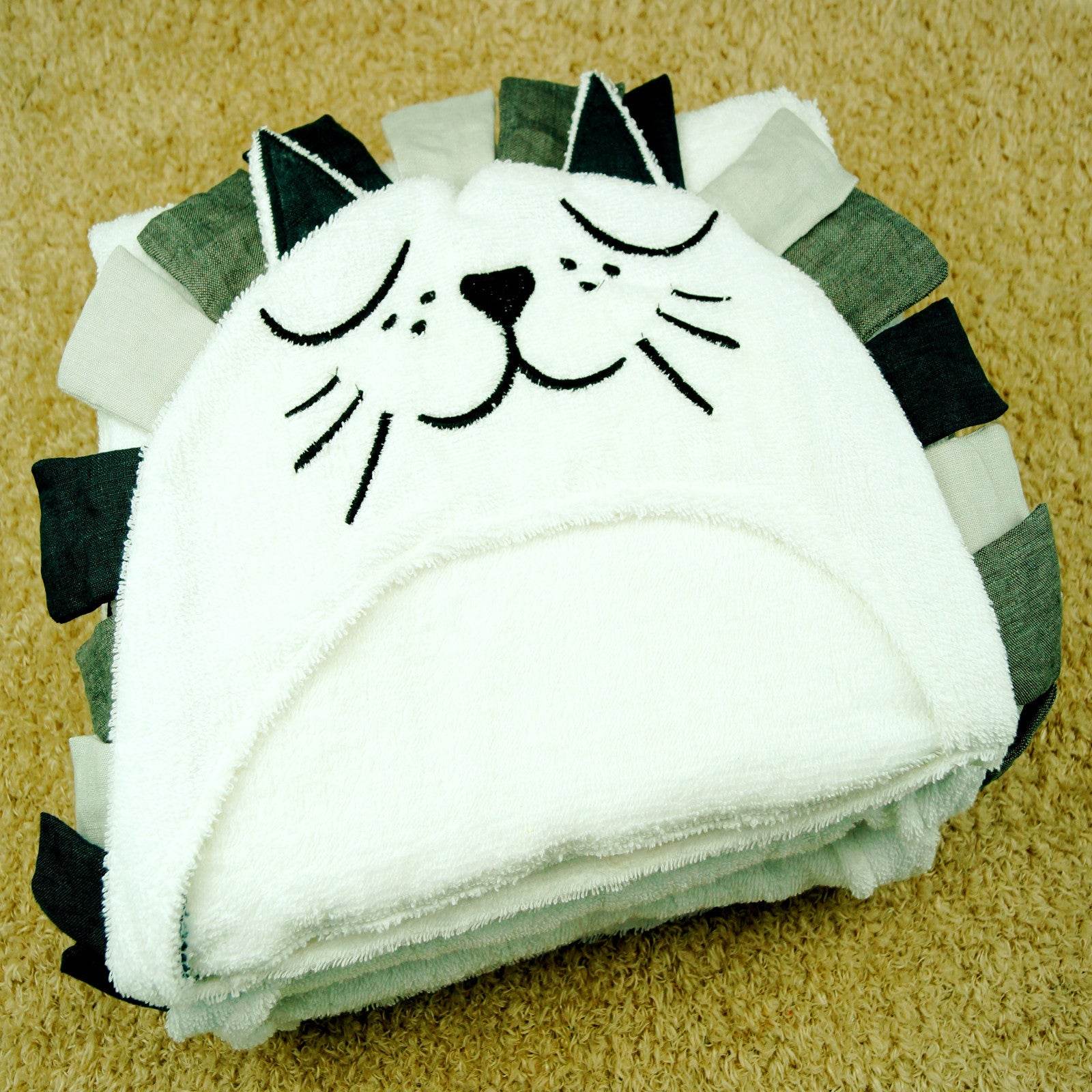 Animal Hooded Cotton Towel - Mubimart