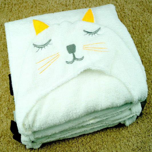 Animal Hooded Cotton Towel - Mubimart