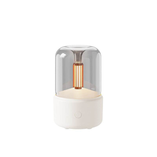 Atmosphere-Light-Humidifier-Candlelight-Aroma-Diffuser-Portable-120ml-Electric-USB-Air-Humidifier-Cool-Mist-Maker-Fogger-8-12-Hours-With-LED-Night-Light-Mubimart-5218 - Mubimart