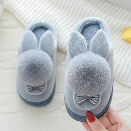 Autumn And Winter Boys And Girls Baby Cartoon Plush Shoes - Mubimart