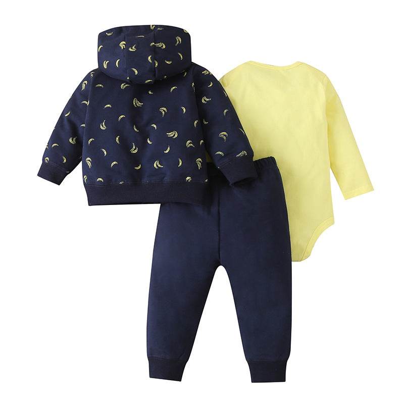 Autumn Hot Style Baby 3-Piece Zipper Jacket - Mubimart