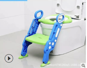 Auxiliary-Toilet-Ladder-Children-s-Toilet-Seat-Supplies-Infant-Baby-Ladder-Folding-Toilet-Mubimart-7395 - Mubimart