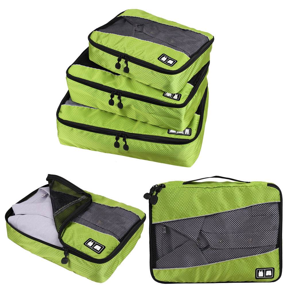 BAGSMART Travel Packing Cube Small-Large 3 Piece For Carry-on Travel - Mubimart