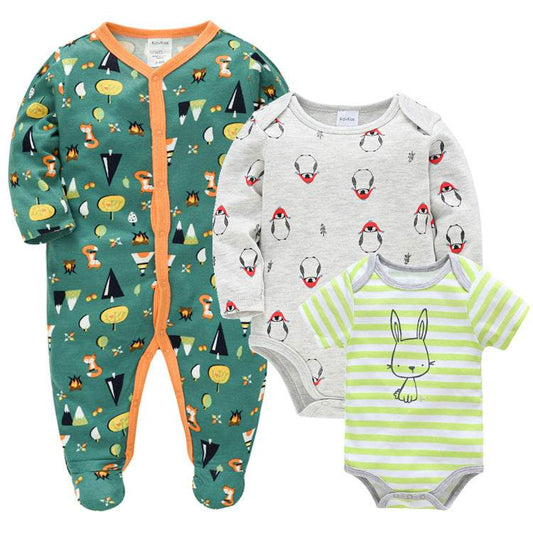 Baby 3-piece Baby Clothes For Boys and Girls - Mubimart