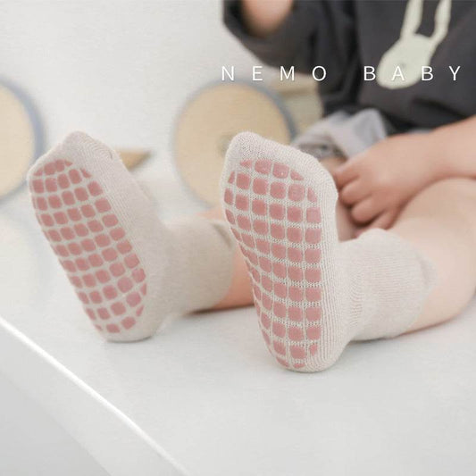 Baby Floor Socks, Indoor Toddler Socks, Autumn And Winter Combed - Mubimart