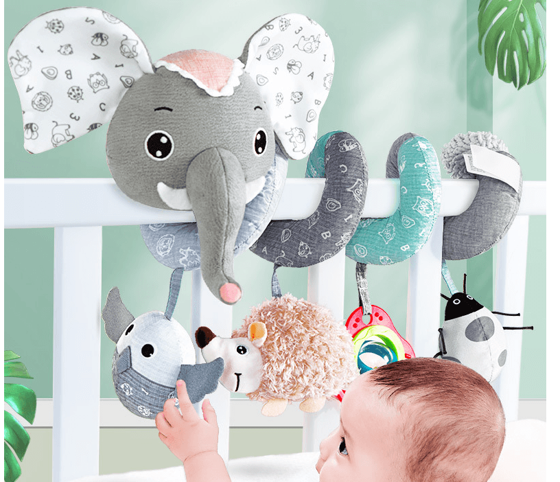 Baby Gift Car Hanging Bed Plush Bed Toys Around - Mubimart