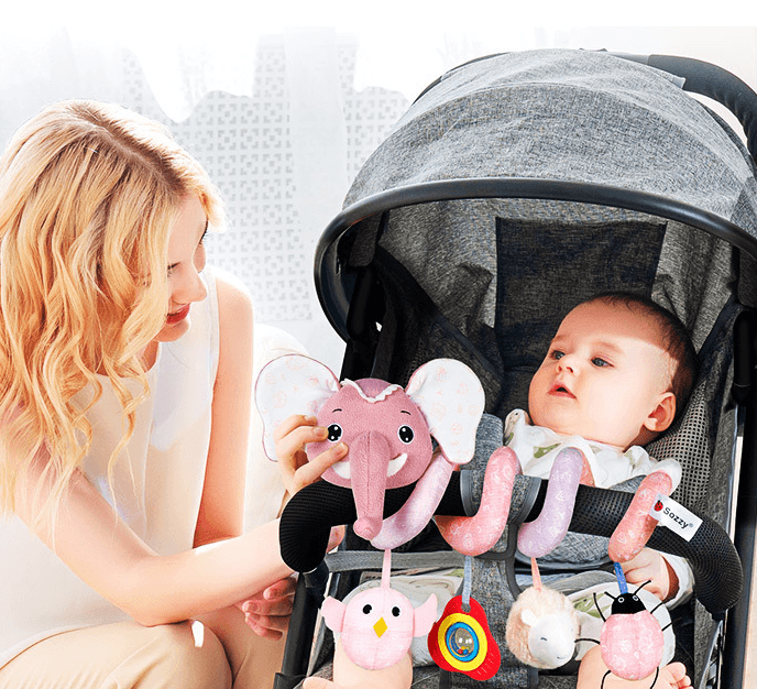 Baby Gift Car Hanging Bed Plush Bed Toys Around - Mubimart