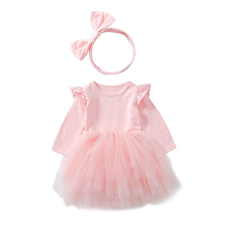 Baby Girl Korean style two piece set - Mubimart