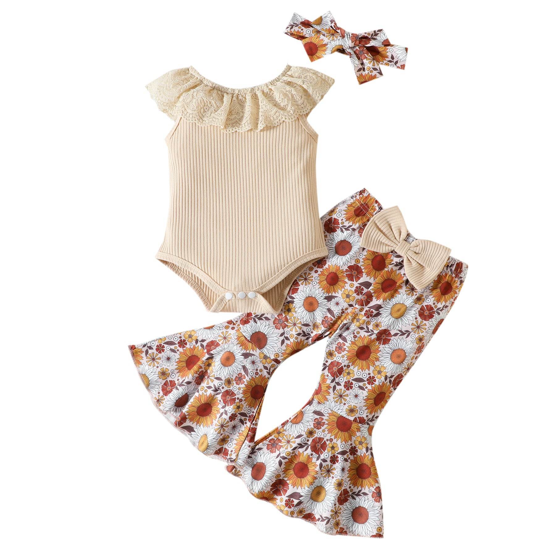 Baby Girl Summer Fashion Casual Two-piece Suit - Mubimart