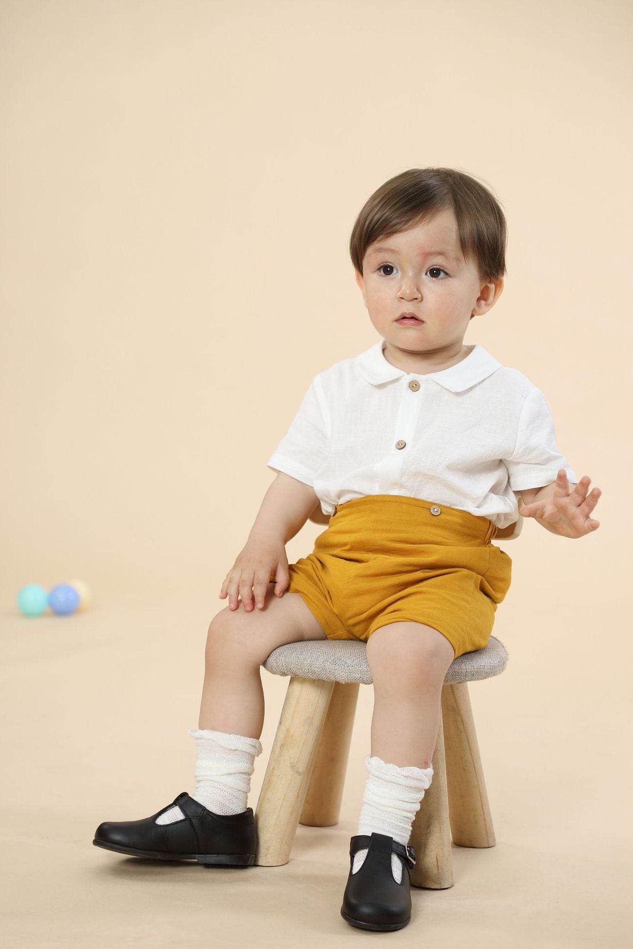 Baby Girl's One-piece Romper Cotton And Linen Sister And Brother Outfit - Mubimart