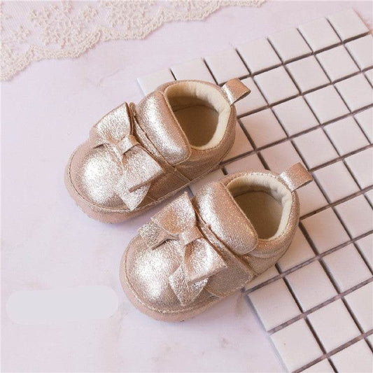 Baby Girls PU Leather Shoes - Mubimart
