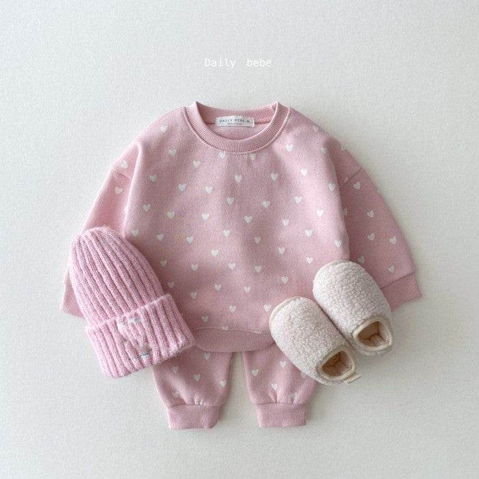 Baby Love Sweater Pants Two Piece Set - Mubimart