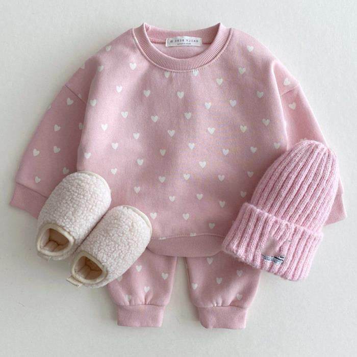 Baby Love Sweater Pants Two Piece Set - Mubimart