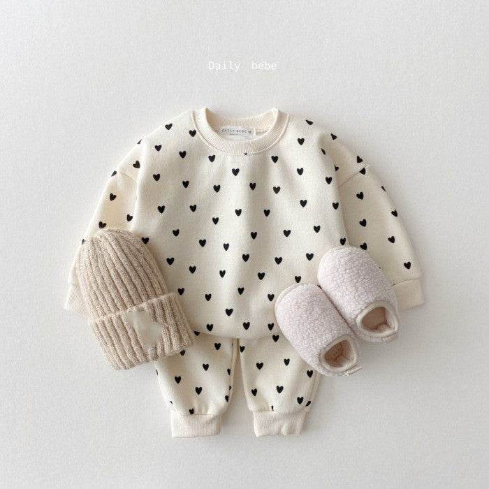 Baby Love Sweater Pants Two Piece Set - Mubimart