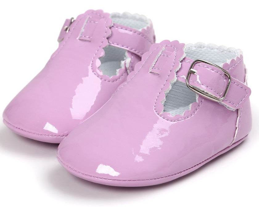 Baby Princess Shoes Baby Shoes Soft Soled Shoes Bright Shoes - Mubimart