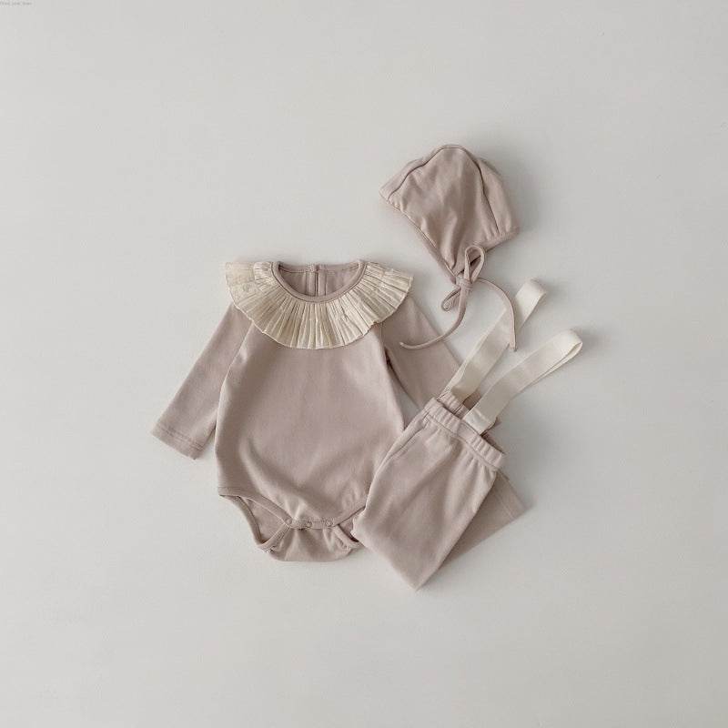 Baby Romper Three-piece Set For Women - Mubimart