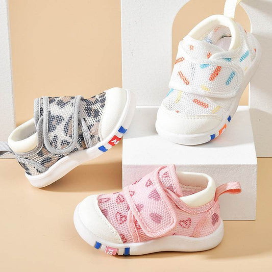 Baby Sandals Men's Summer Toddler 0 1-2 Years Old Baby Non-slip Soft Bottom Infant Mesh Surface Shoe - Mubimart
