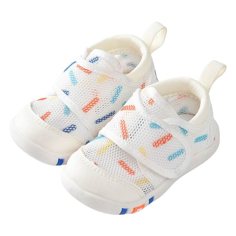 Baby Sandals Men's Summer Toddler 0 1-2 Years Old Baby Non-slip Soft Bottom Infant Mesh Surface Shoe - Mubimart