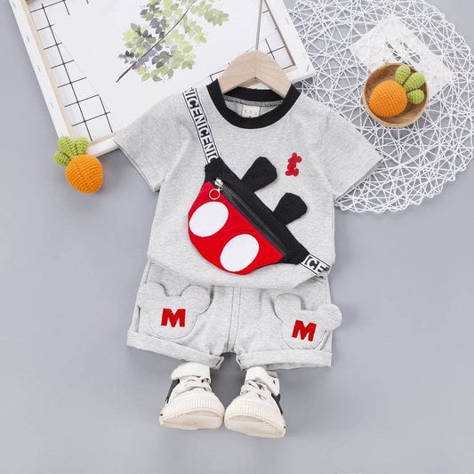Baby cartoon two-piece set - Mubimart