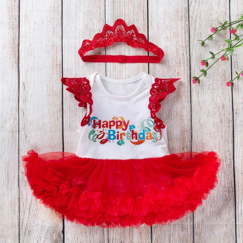 Baby clothes 0-2 years old baby girl sleeveless dress - Mubimart