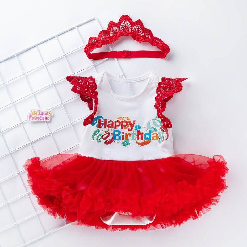 Baby clothes 0-2 years old baby girl sleeveless dress - Mubimart