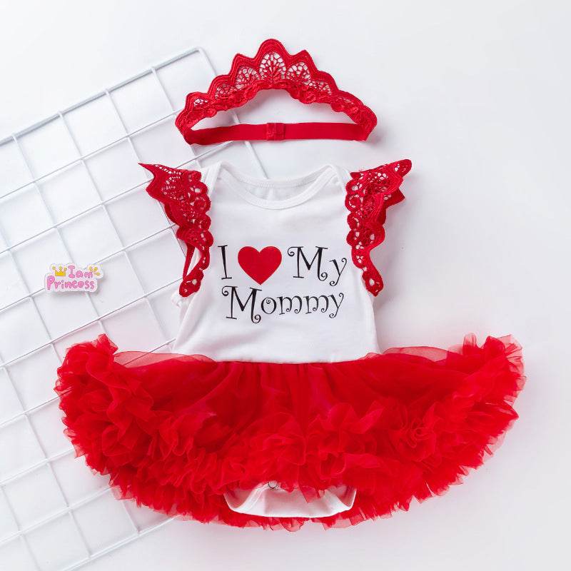 Baby clothes 0-2 years old baby girl sleeveless dress - Mubimart