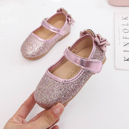Baby girl leather shoes - Mubimart