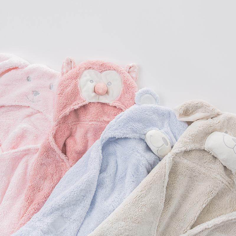 Baby hooded bath towel - Mubimart