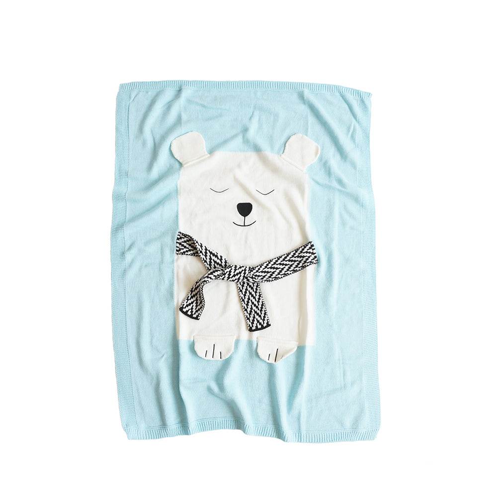Baby knitted blankets spring and autumn blankets - Mubimart