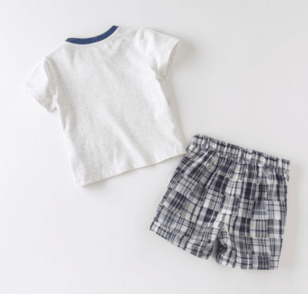 Baby short sleeve t-shirt set - Mubimart