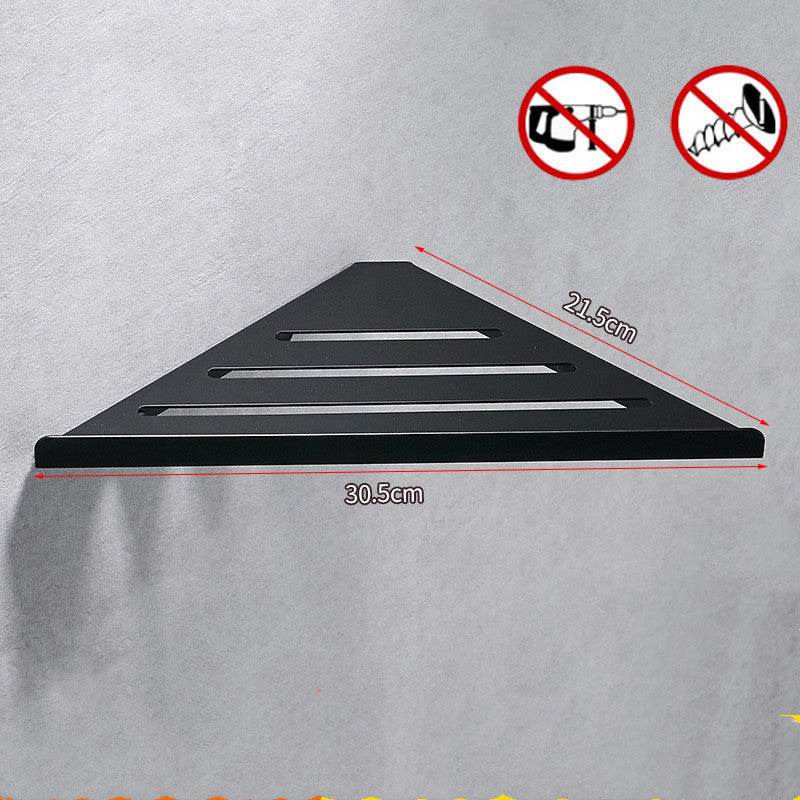 Bathroom Stainless Steel Shower Gel Shelf Free Perforation On Bathroom Wall - Mubimart