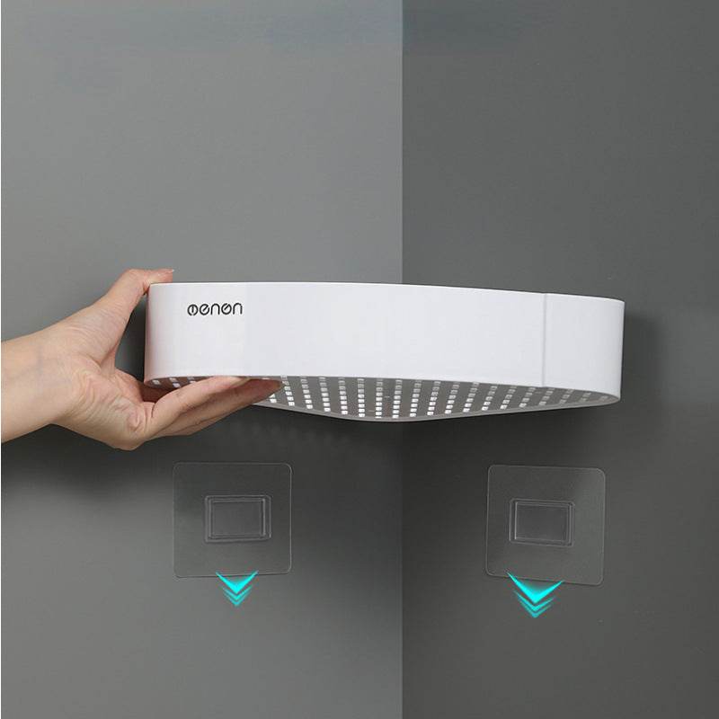 Bathroom Wall-mounted Corner Shelf - Mubimart