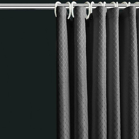 Bathroom jacquard shower curtain - Mubimart