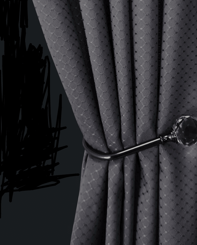 Bathroom jacquard shower curtain - Mubimart