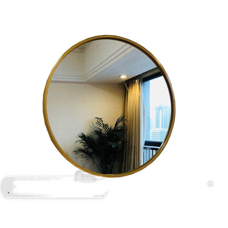 Bathroom wall bathroom mirror wall hanging decorative mirror - Mubimart