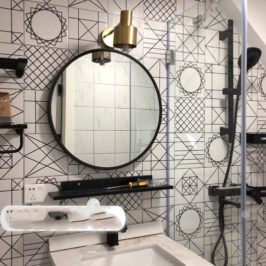 Bathroom wall bathroom mirror wall hanging decorative mirror - Mubimart