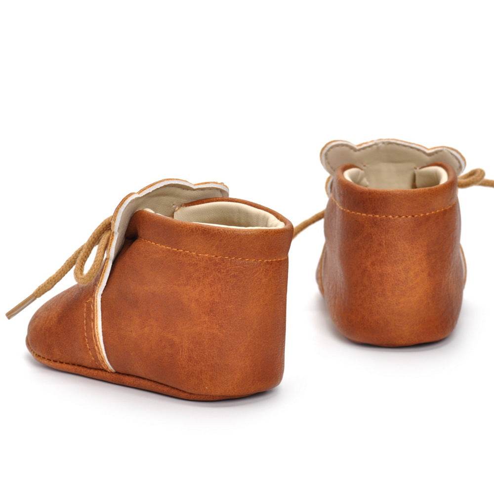 Bear baby shoes autumn babyshoes toddler shoes baby soft bottom baby shoes 0-1 years old - Mubimart