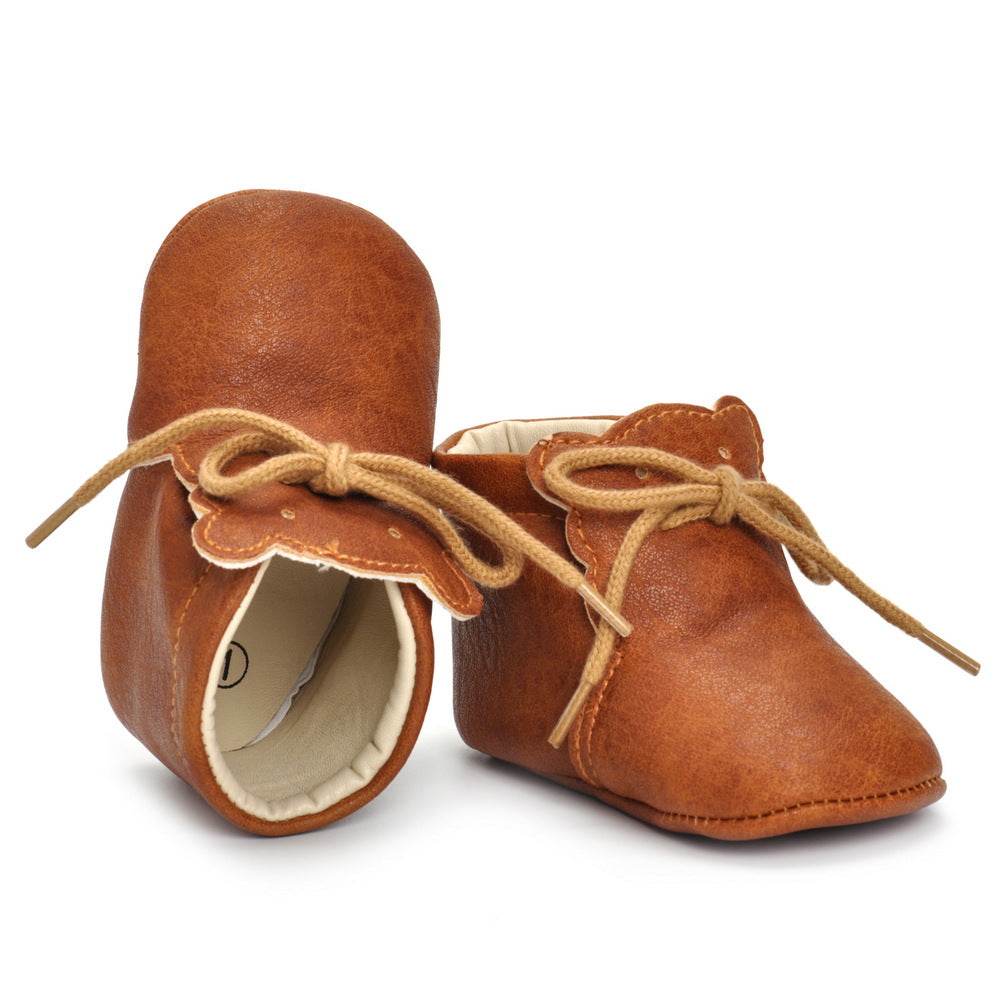 Bear baby shoes autumn babyshoes toddler shoes baby soft bottom baby shoes 0-1 years old - Mubimart