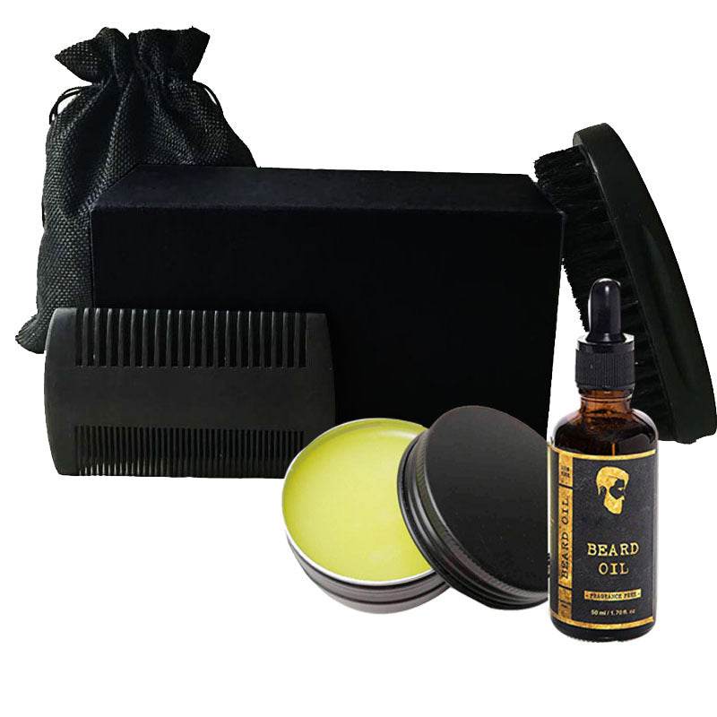 Beard Brush, Bristles, Beard Brush, Wooden Beard Brush, Beard Brush, Double-sided Brush Set - Mubimart