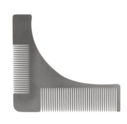 Beard Styling Template Grooming Tool Beard Brush Stainless Steel - Mubimart
