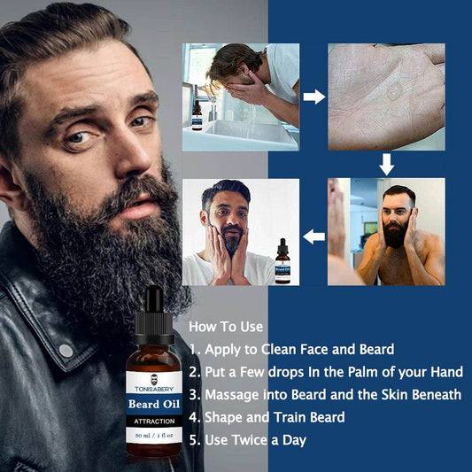 Beard oil for skin softening - Mubimart