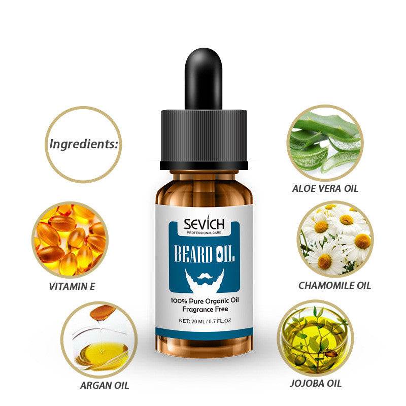 Beard oil maintenance nourish soft bright - Mubimart