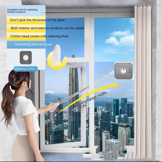Benshang Glass Wiper High-rise Outer Window Double-sided Window Cleaner - Mubimart