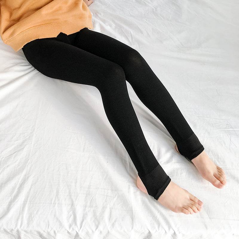 Big Kids' Cotton Stretch Leggings - Mubimart