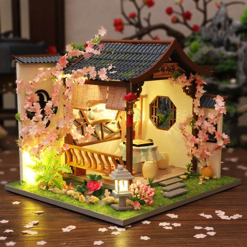 Birthday present DIY house model toy art house model - Mubimart